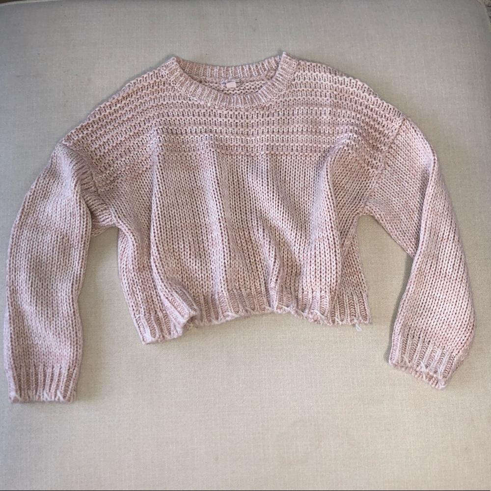 Crop sweater